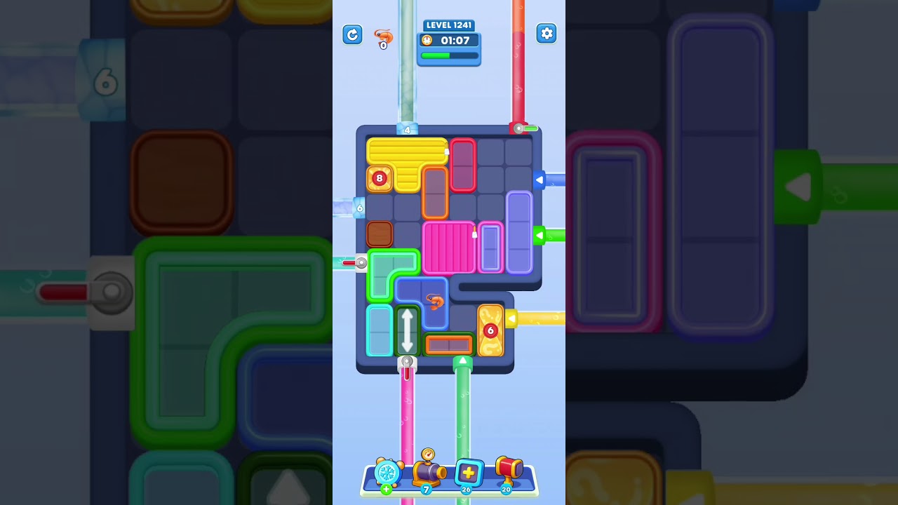Water Out Puzzle Level 1241: Water Out Puzzle Level 1241