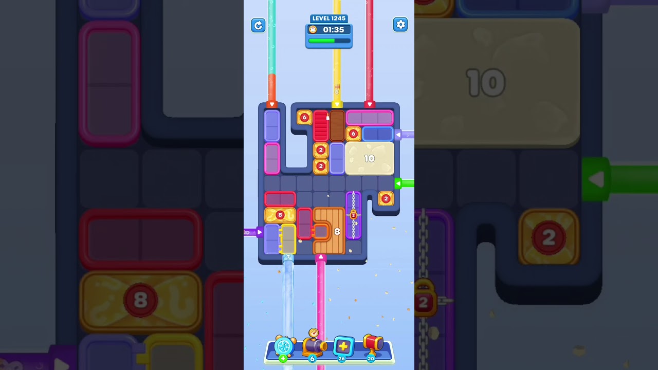 Water Out Puzzle Level 1245: Water Out Puzzle Level 1245
