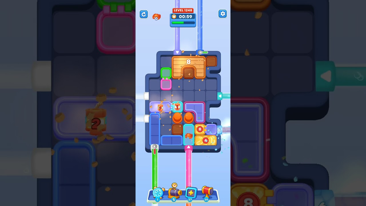 Water Out Puzzle Level 1248: Water Out Puzzle Level 1248