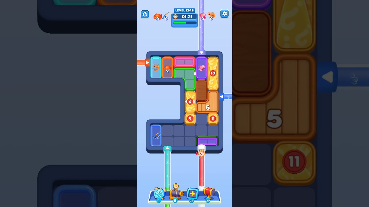Water Out Puzzle Level 1249: Water Out Puzzle Level 1249