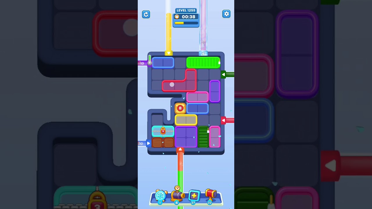 Water Out Puzzle Level 1255: Water Out Puzzle Level 1255