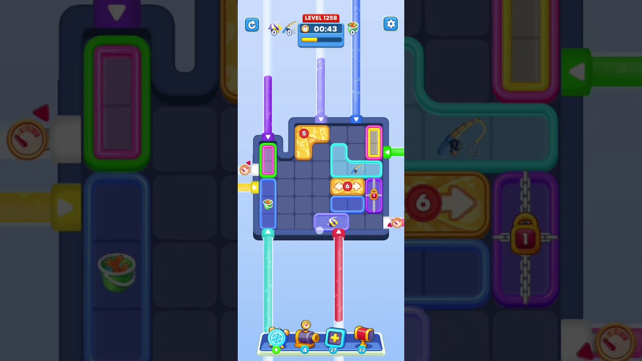 Water Out Puzzle Level 1258: Water Out Puzzle Level 1258