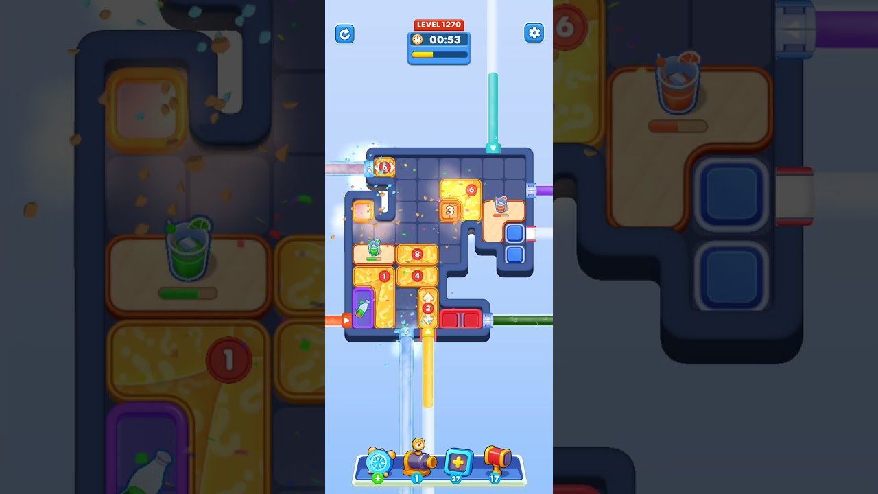 Water Out Puzzle Level 1270: Water Out Puzzle Level 1270