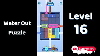 Water Out Puzzle Level 16: Water Out Puzzle Level 16
