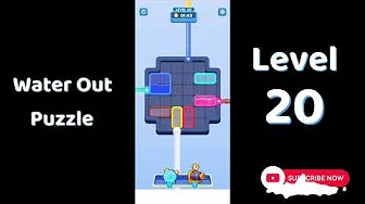 Water Out Puzzle Level 20: Water Out Puzzle Level 20