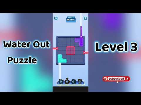 Water Out Puzzle Level 3: Water Out Puzzle Level 3