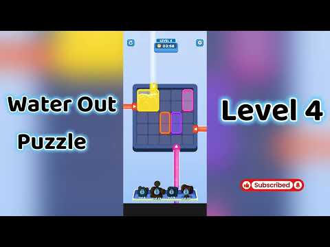 Water Out Puzzle Level 4: Water Out Puzzle Level 4