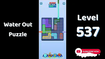 Water Out Puzzle Level 537: Water Out Puzzle Level 537