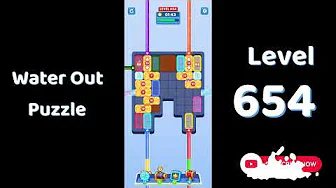 Water Out Puzzle Level 654: Water Out Puzzle Level 654