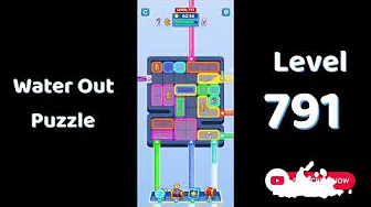 Water Out Puzzle Level 791: Water Out Puzzle Level 791