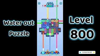 Water Out Puzzle Level 800: Water Out Puzzle Level 800