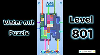 Water Out Puzzle Level 801: Water Out Puzzle Level 801