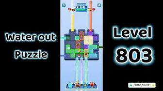 Water Out Puzzle Level 803: Water Out Puzzle Level 803