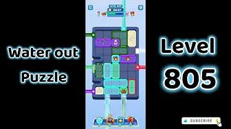 Water Out Puzzle Level 805: Water Out Puzzle Level 805