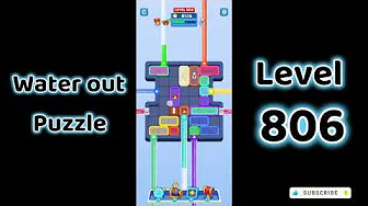 Water Out Puzzle Level 806: Water Out Puzzle Level 806
