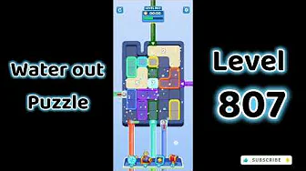 Water Out Puzzle Level 807: Water Out Puzzle Level 807