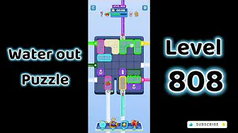 Water Out Puzzle Level 808: Water Out Puzzle Level 808