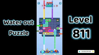 Water Out Puzzle Level 811: Water Out Puzzle Level 811