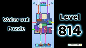 Water Out Puzzle Level 814: Water Out Puzzle Level 814