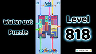 Water Out Puzzle Level 818: Water Out Puzzle Level 818
