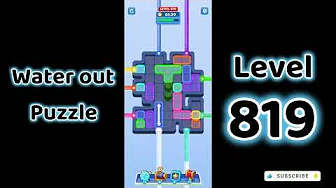 Water Out Puzzle Level 819: Water Out Puzzle Level 819