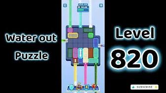 Water Out Puzzle Level 820: Water Out Puzzle Level 820