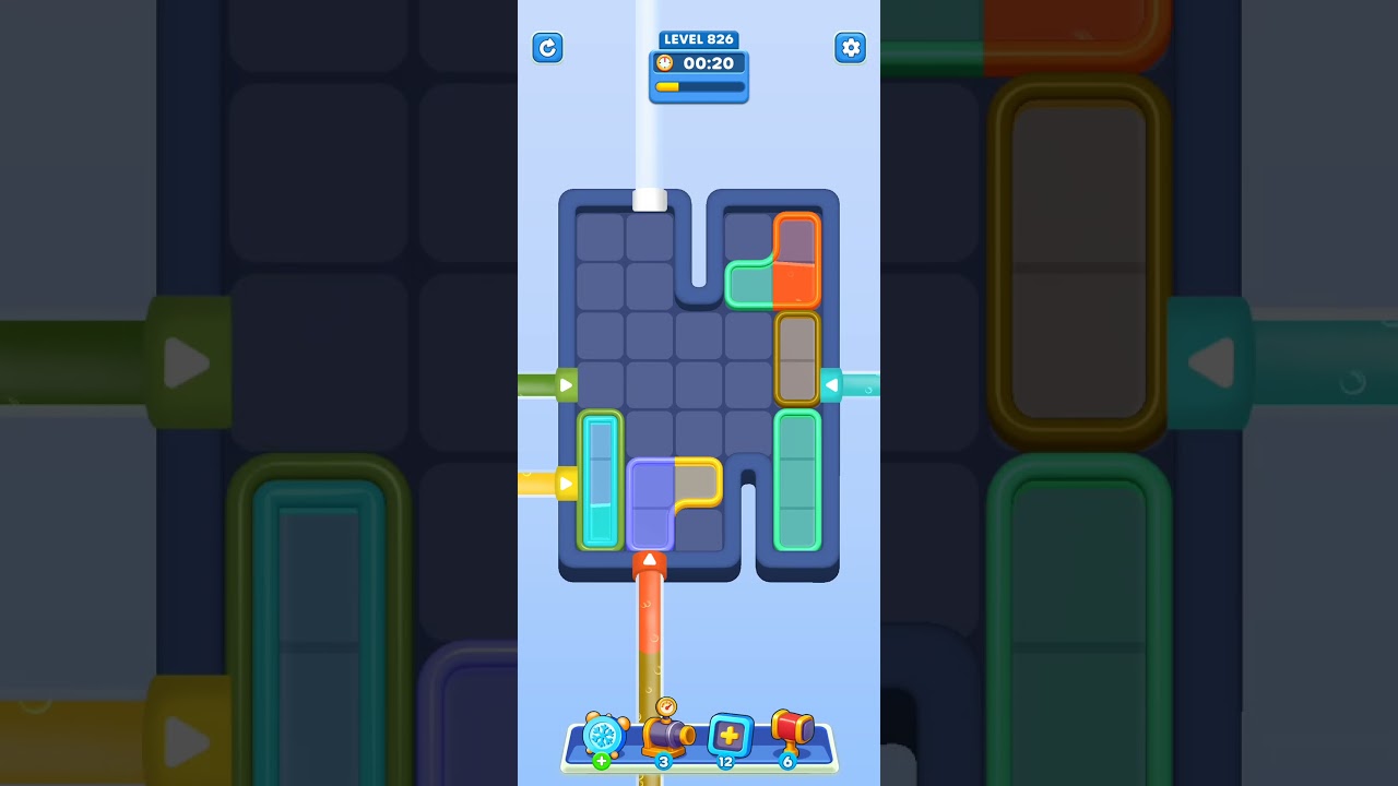 Water Out Puzzle Level 826: Water Out Puzzle Level 826