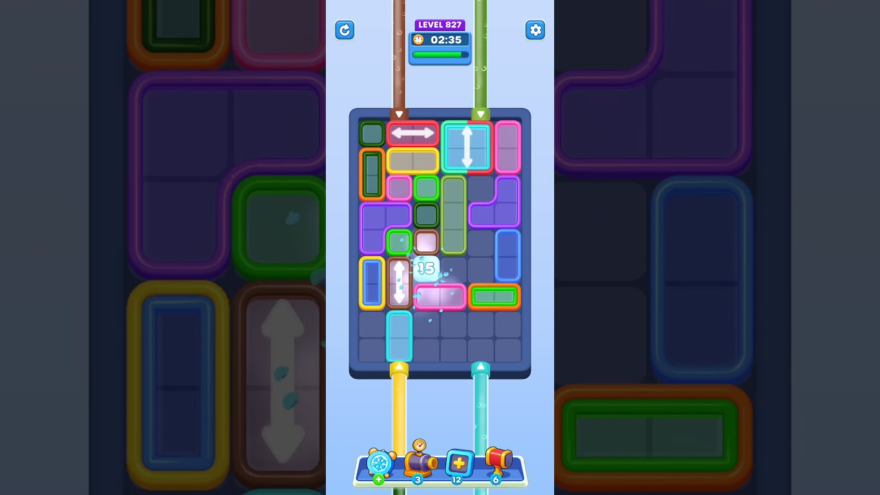 Water Out Puzzle Level 827: Water Out Puzzle Level 827