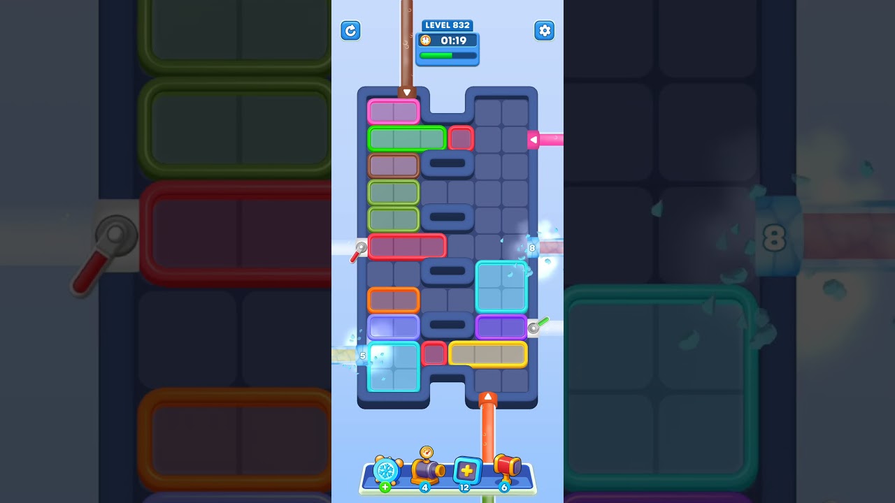 Water Out Puzzle Level 832: Water Out Puzzle Level 832