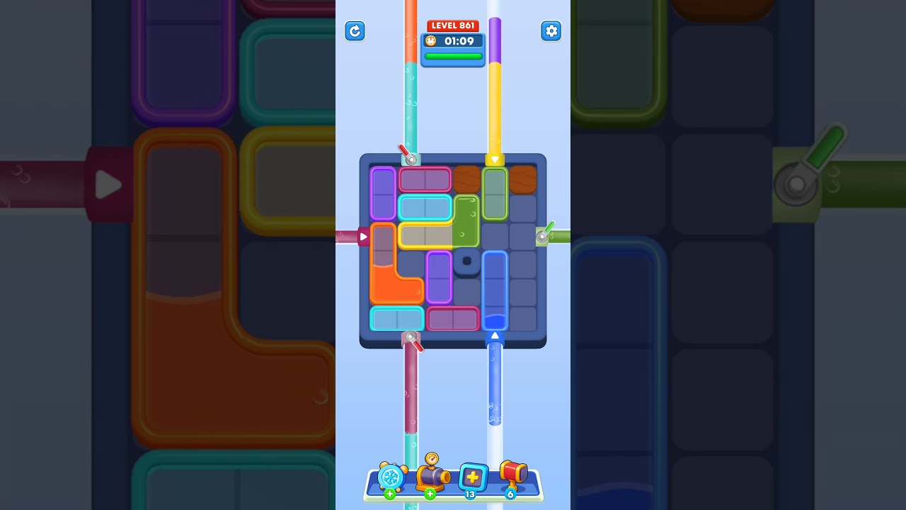 Water Out Puzzle Level 861: Water Out Puzzle Level 861