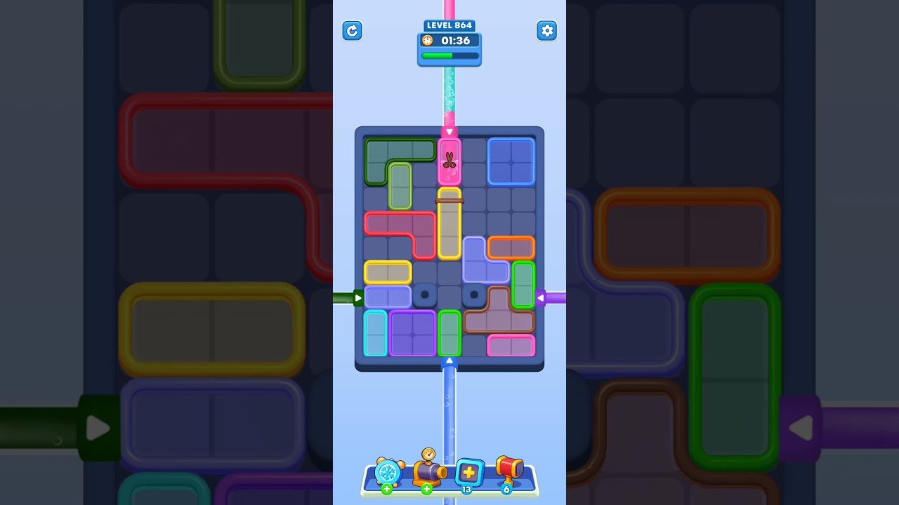 Water Out Puzzle Level 864: Water Out Puzzle Level 864