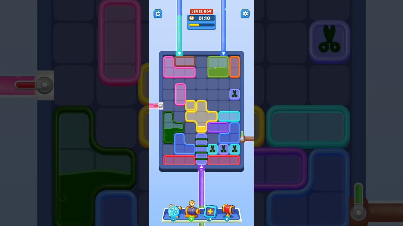 Water Out Puzzle Level 869: Water Out Puzzle Level 869