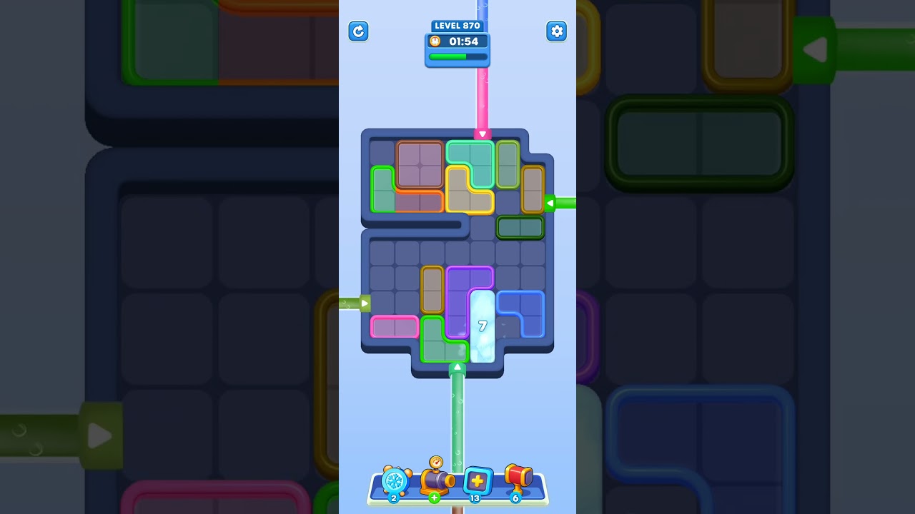 Water Out Puzzle Level 870: Water Out Puzzle Level 870