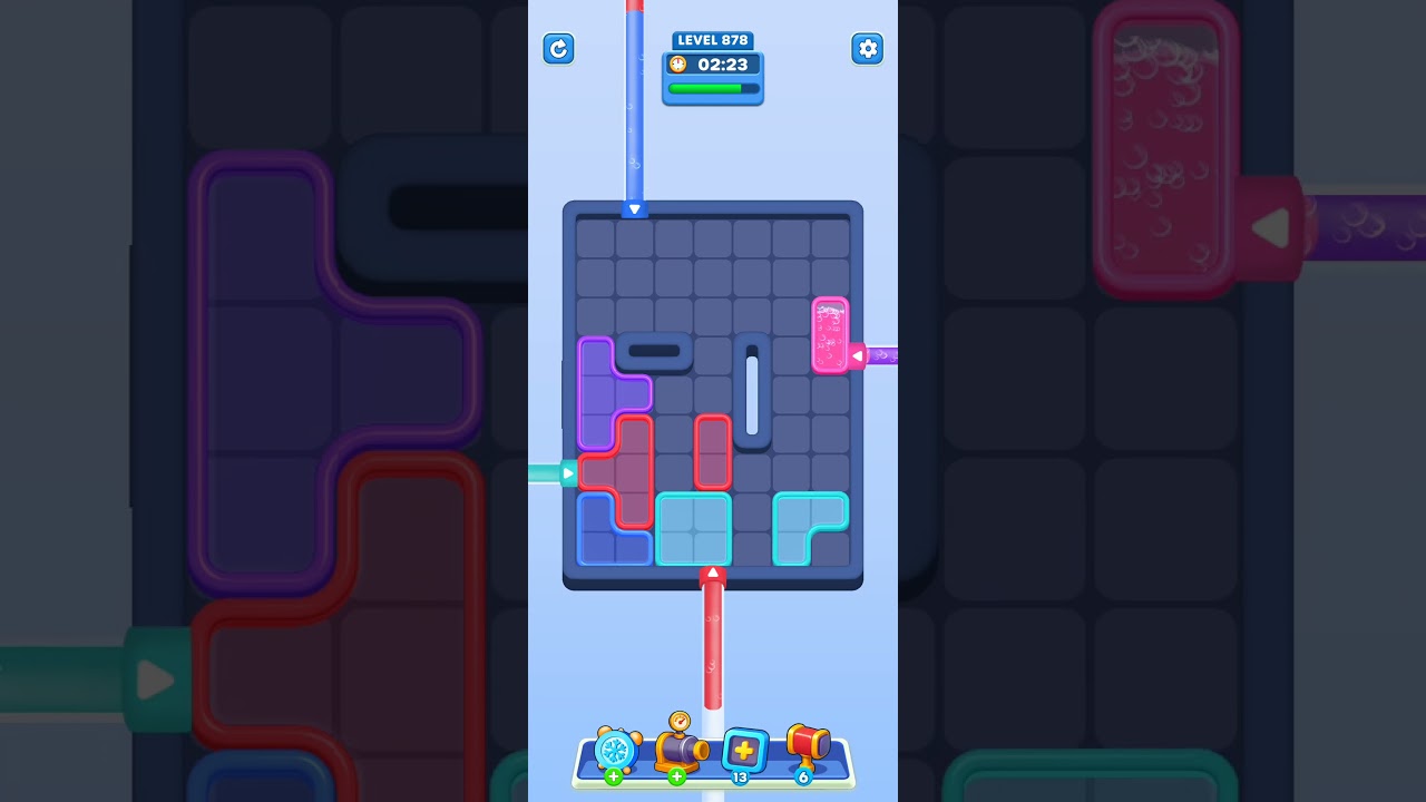 Water Out Puzzle Level 878: Water Out Puzzle Level 878