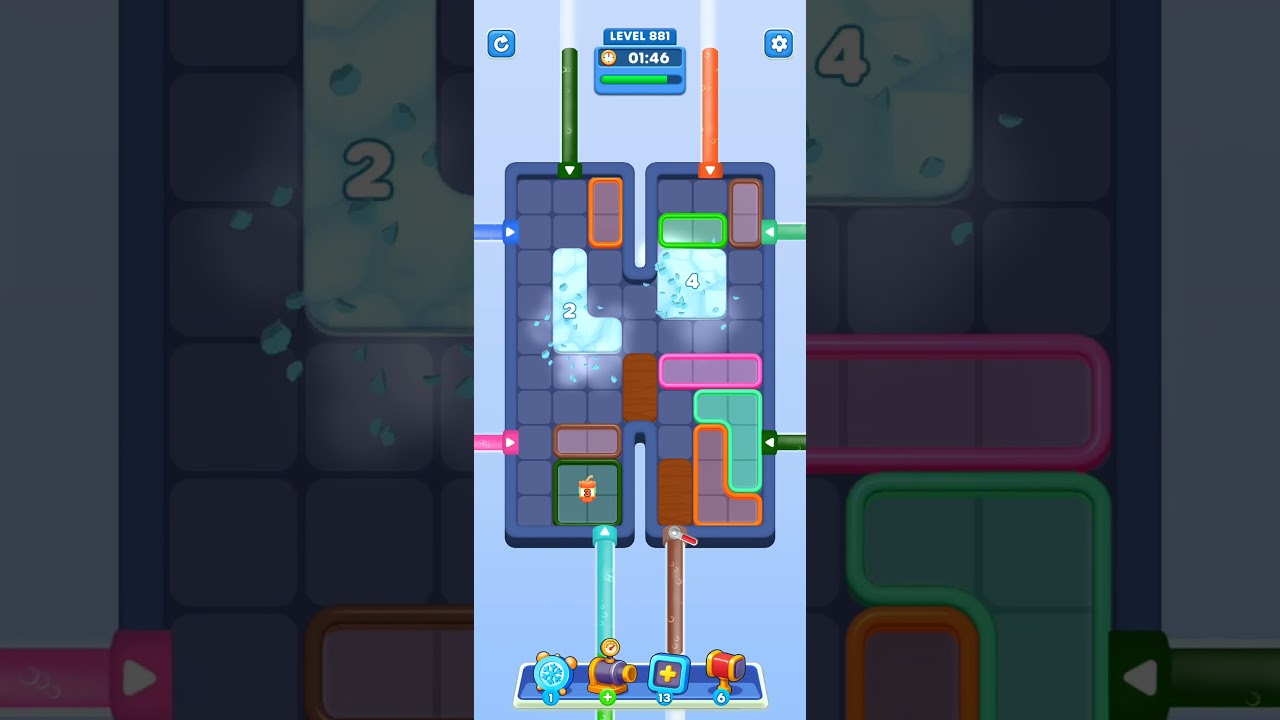 Water Out Puzzle Level 881: Water Out Puzzle Level 881