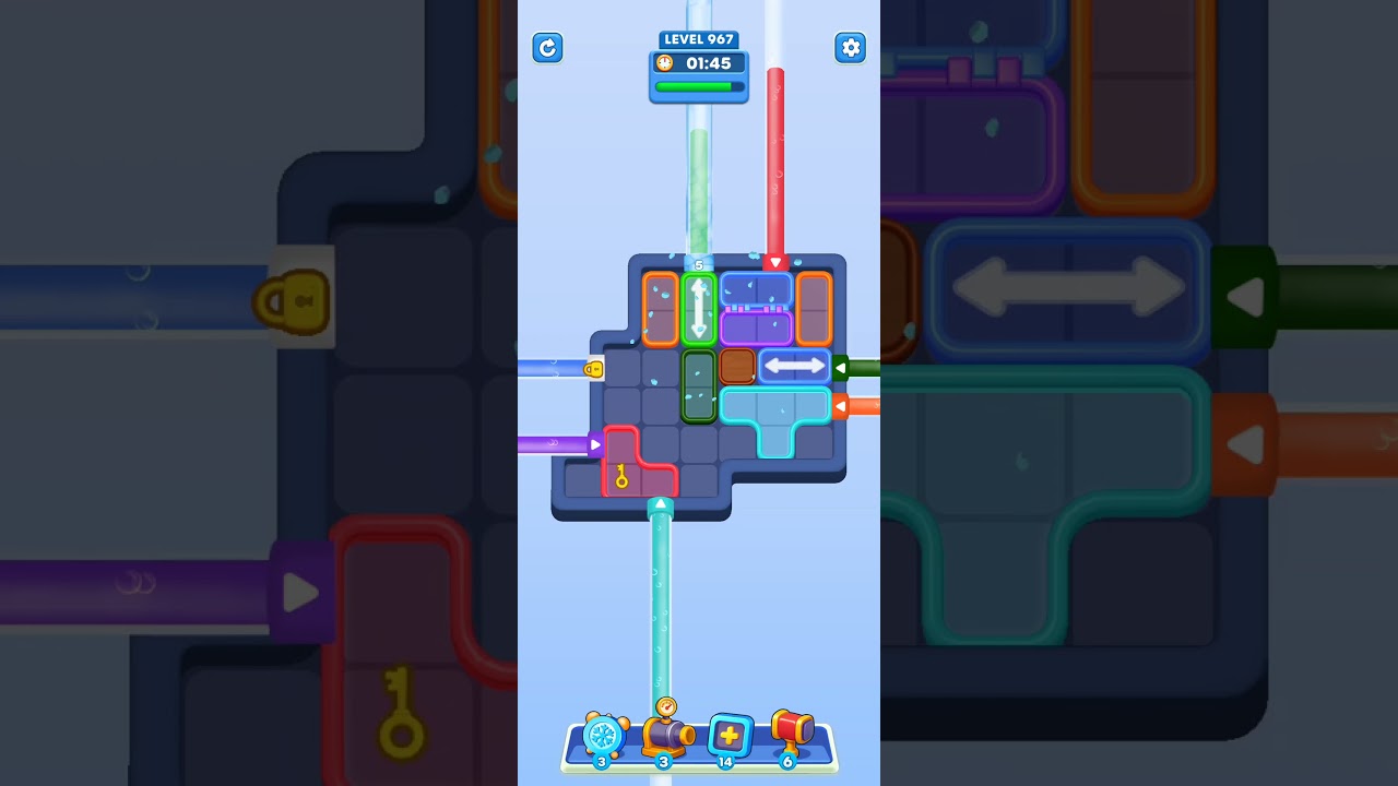 Water Out Puzzle Level 967: Water Out Puzzle Level 967