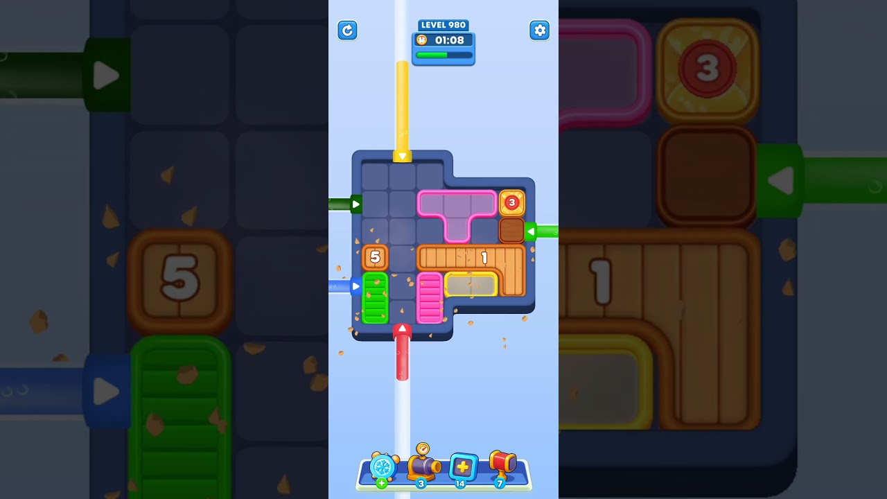 Water Out Puzzle Level 980: Water Out Puzzle Level 980