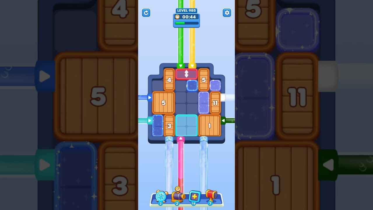 Water Out Puzzle Level 985: Water Out Puzzle Level 985